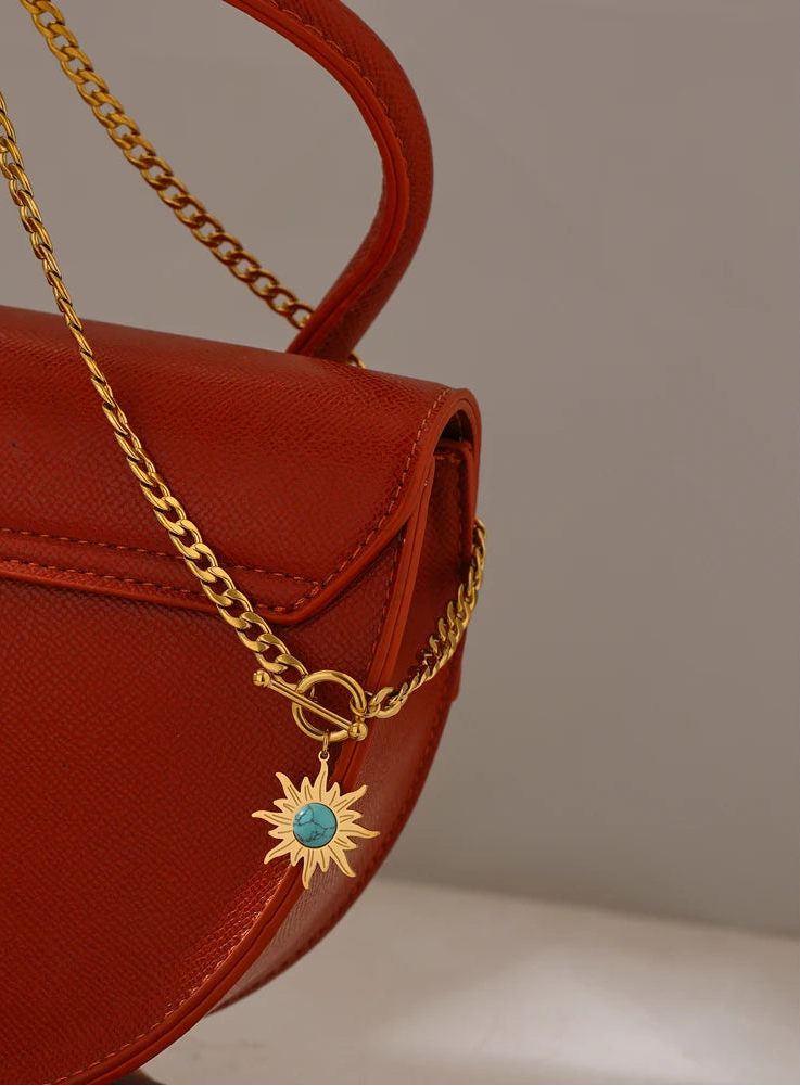 SunFlower Pendant Necklace