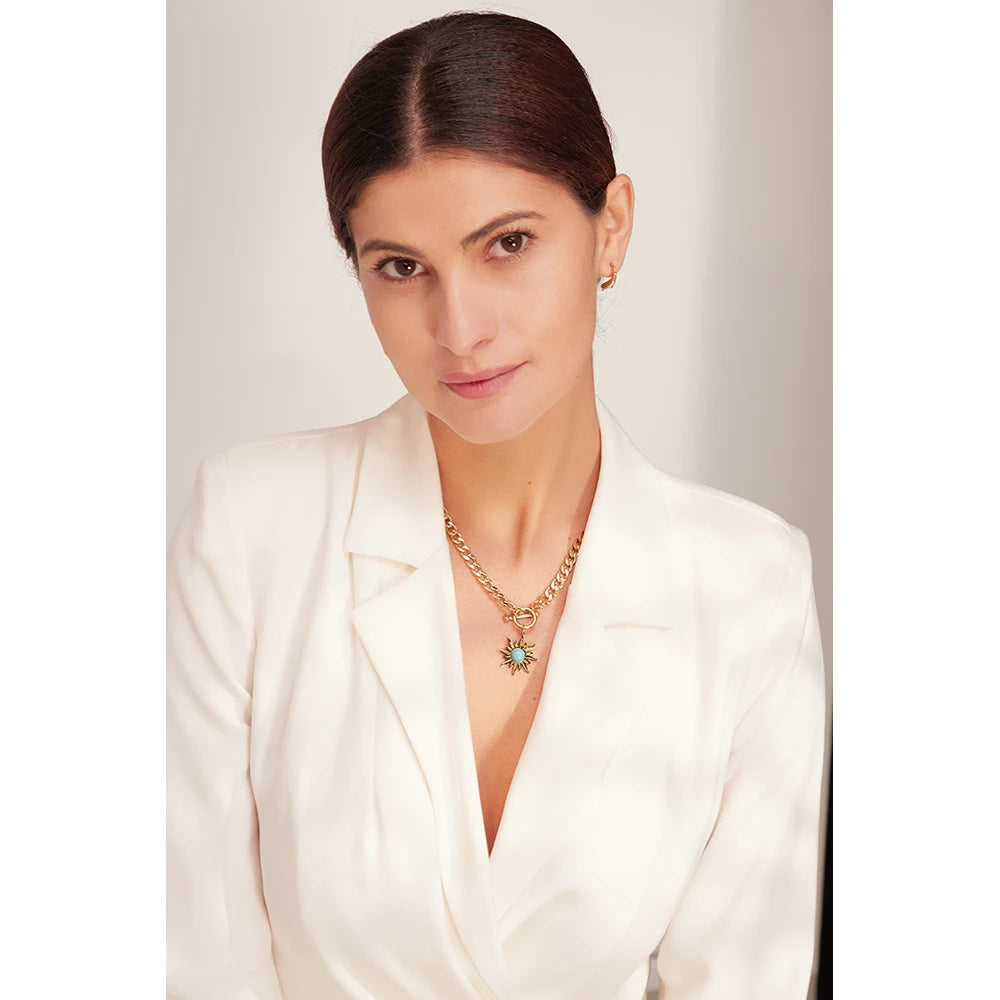 SunFlower Pendant Necklace