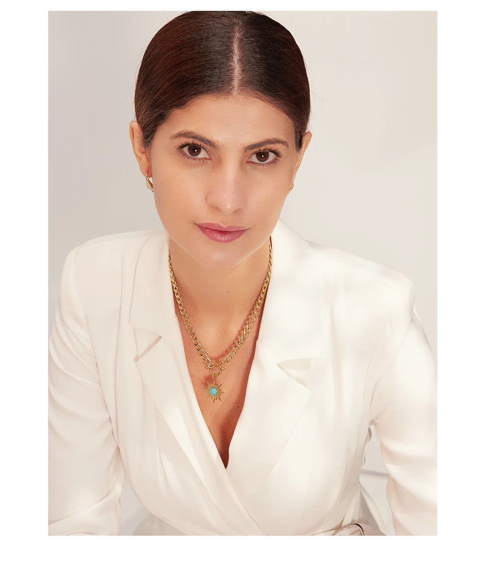 SunFlower Pendant Necklace