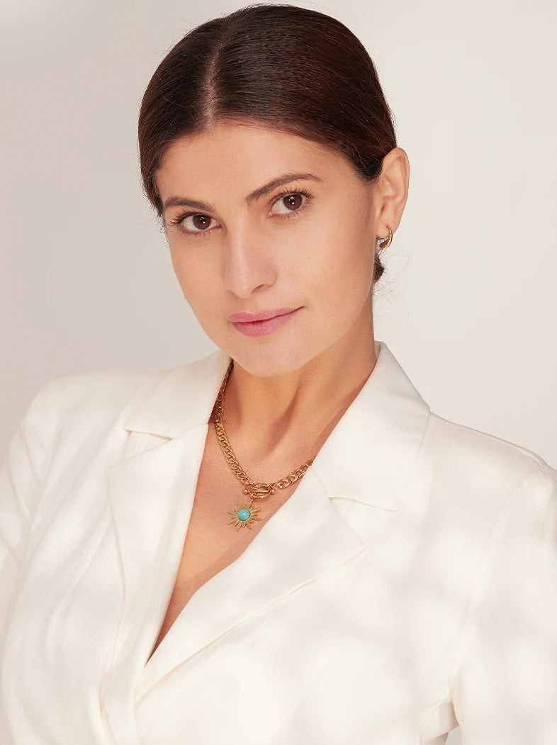 SunFlower Pendant Necklace