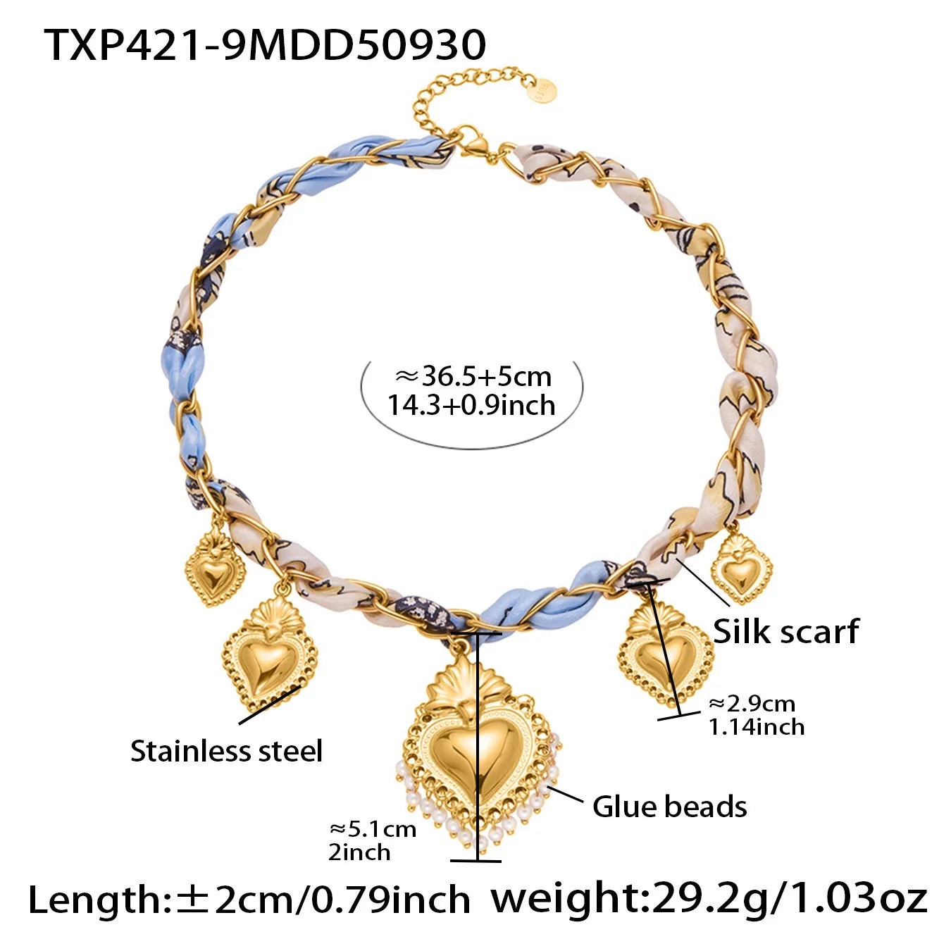 Gold Heart Charm Necklace | Bold Statement Jewelry for Women