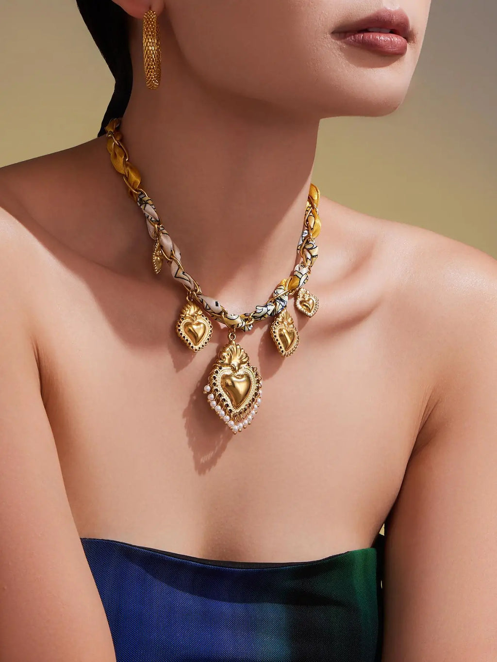 Moon in Leo Charm Necklace & Bracelet Set