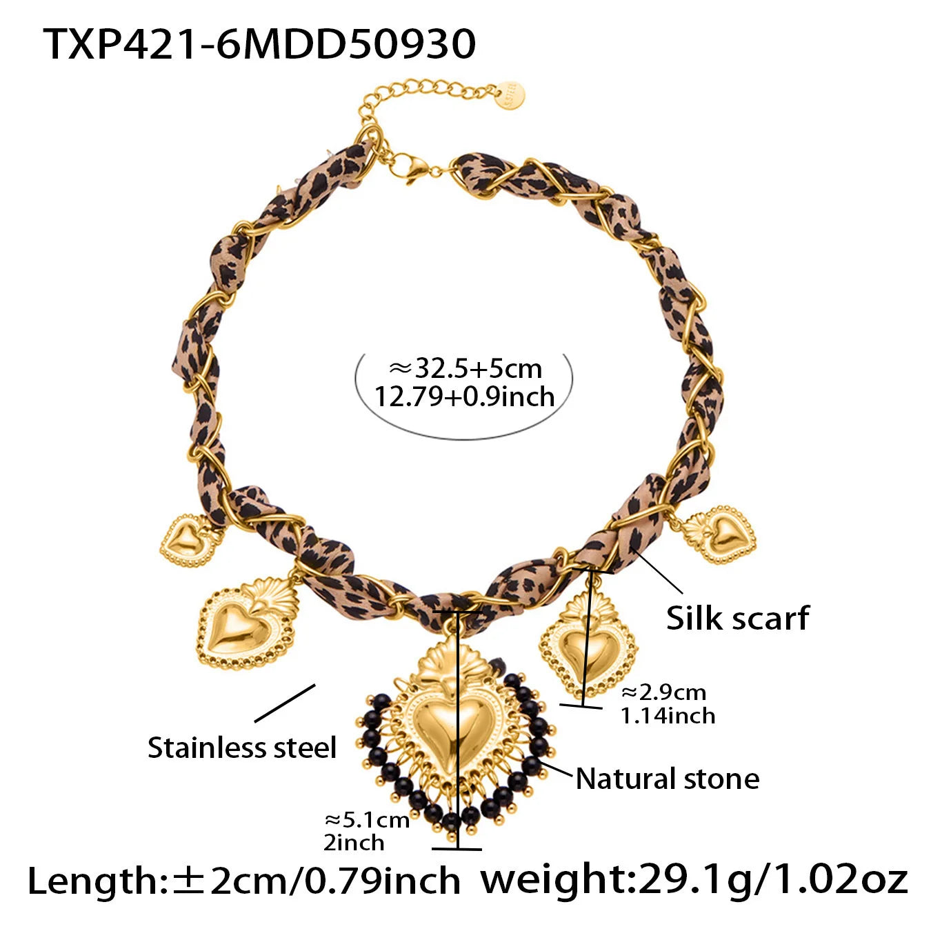 Moon in Leo Charm Necklace & Bracelet Set