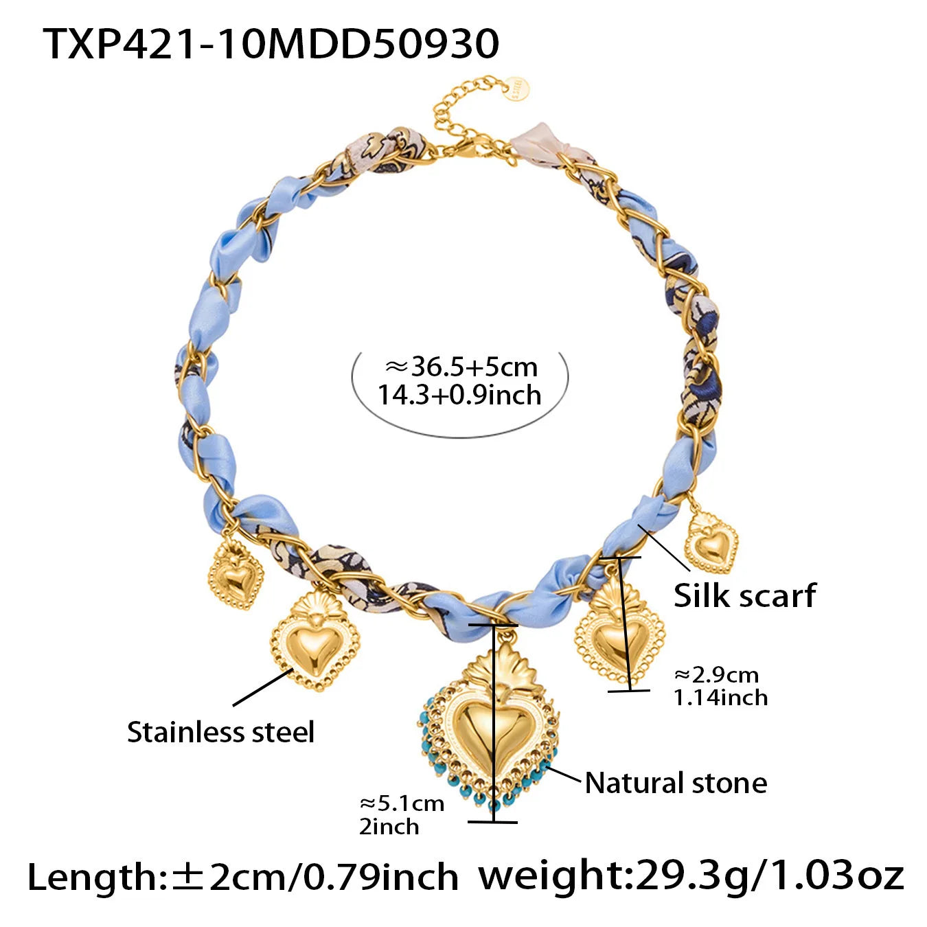 Gold Heart Charm Necklace | Bold Statement Jewelry for Women