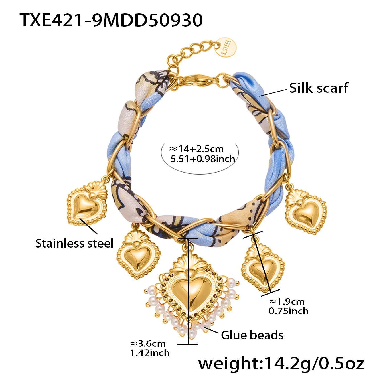 Gold Heart Charm Necklace | Bold Statement Jewelry for Women