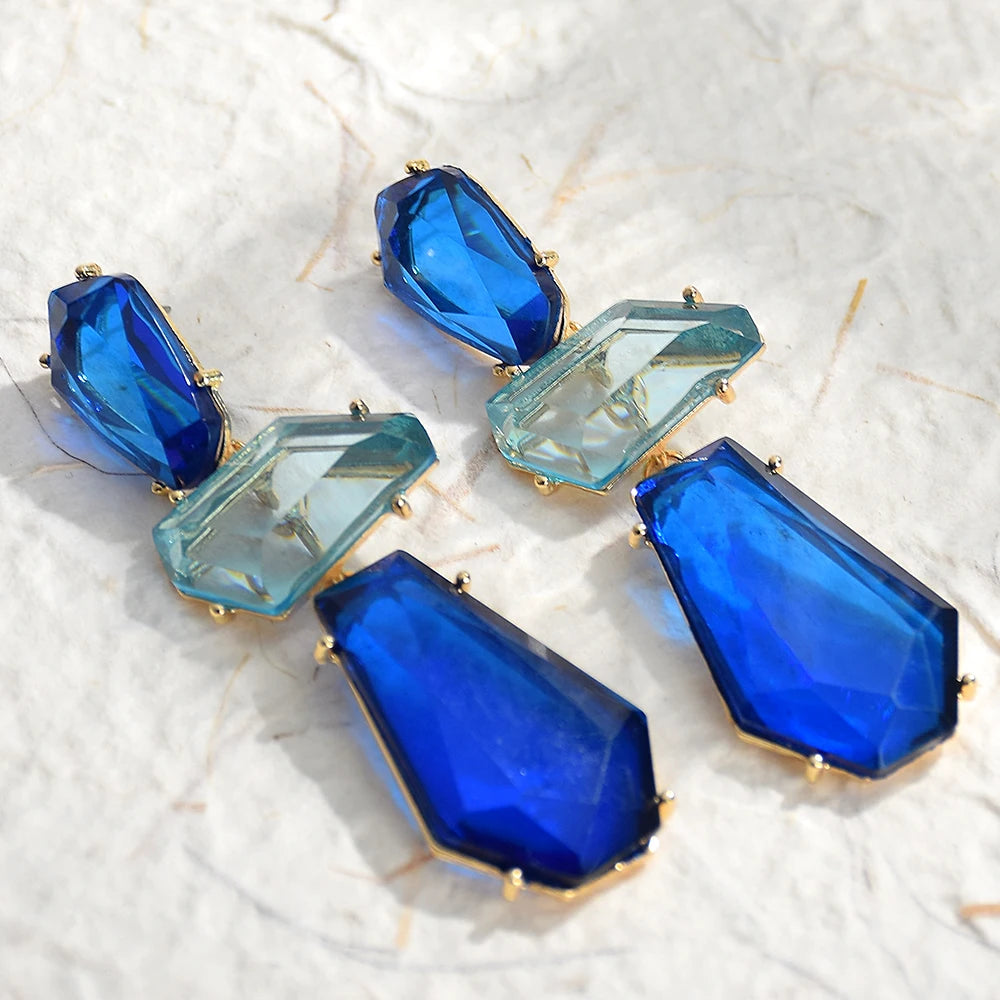 Bohemian Drop Earrings Acrylic Geometric Dangle Earring For Women Girls Vintage Party Jewelry Accessories