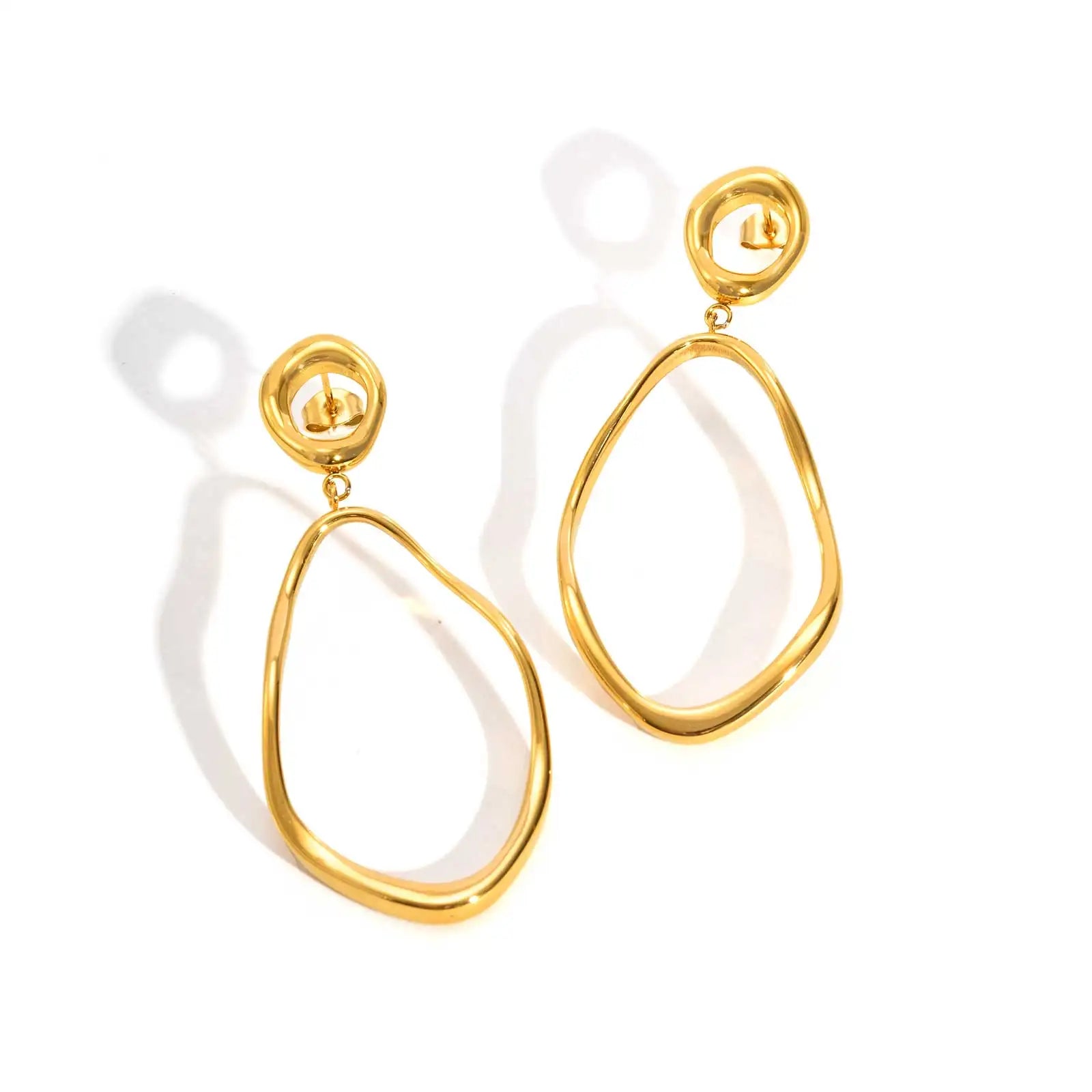 Geometric Irregular Lines Earrings