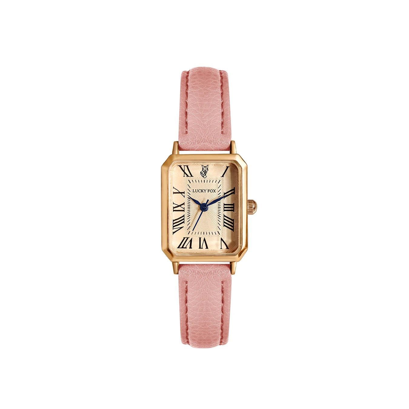 Retro Square Digital Watch with Leather Strap | Fashion Quartz Wristwatch for Women
