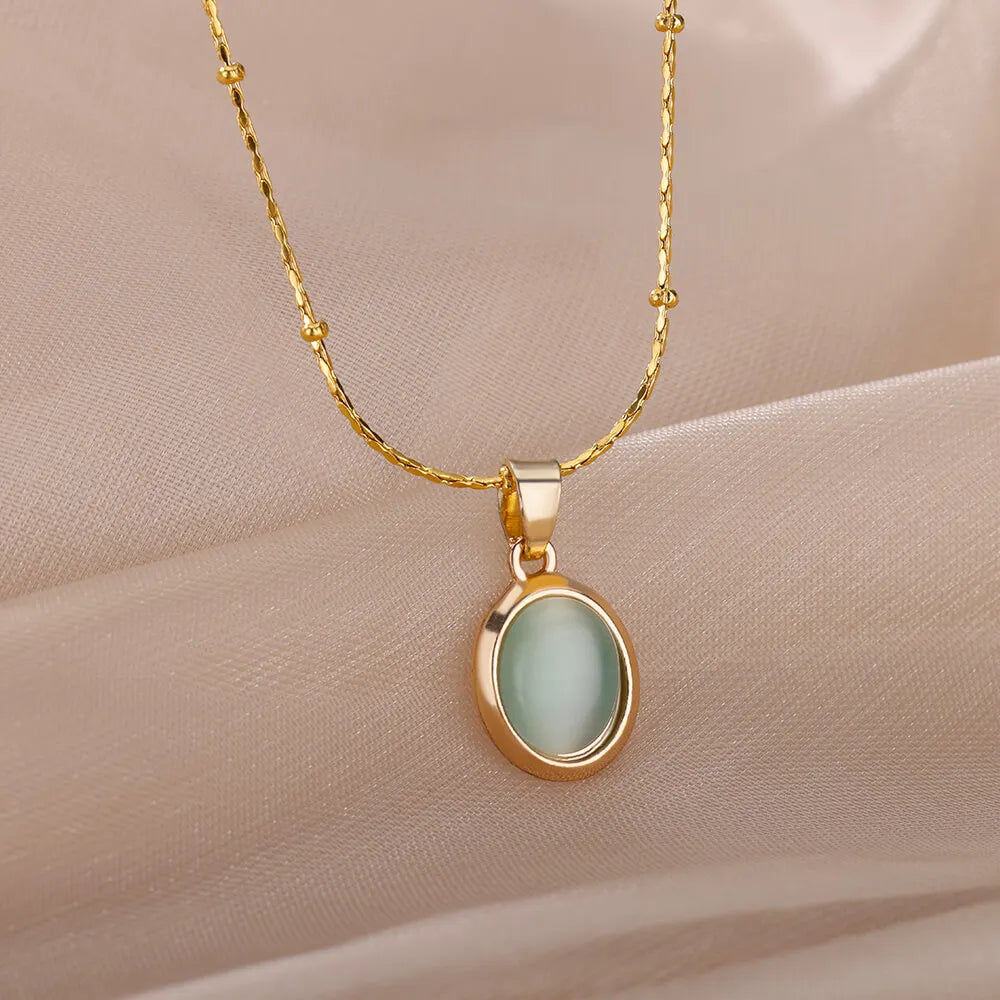 Ethereal Stone Necklace