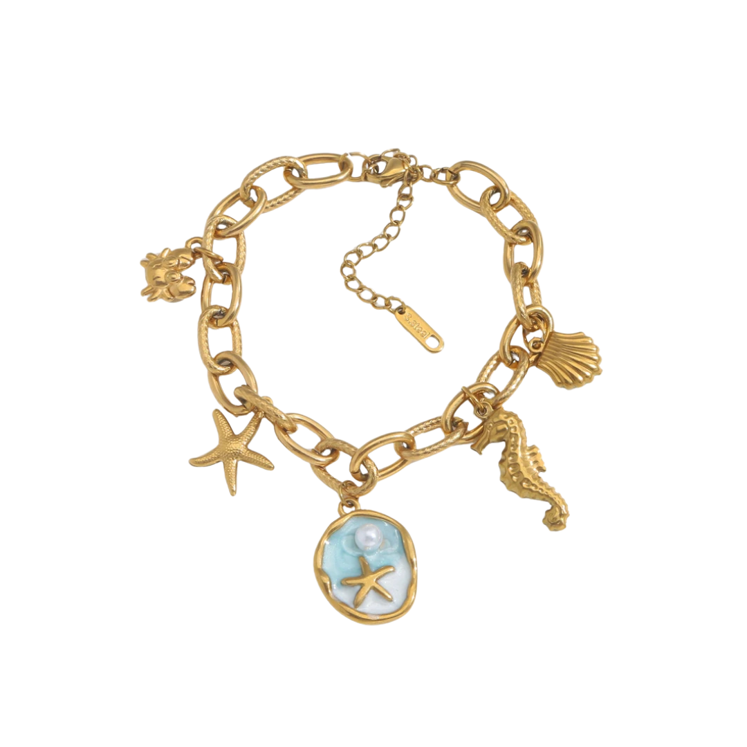 Porter le bracelet breloque Océan