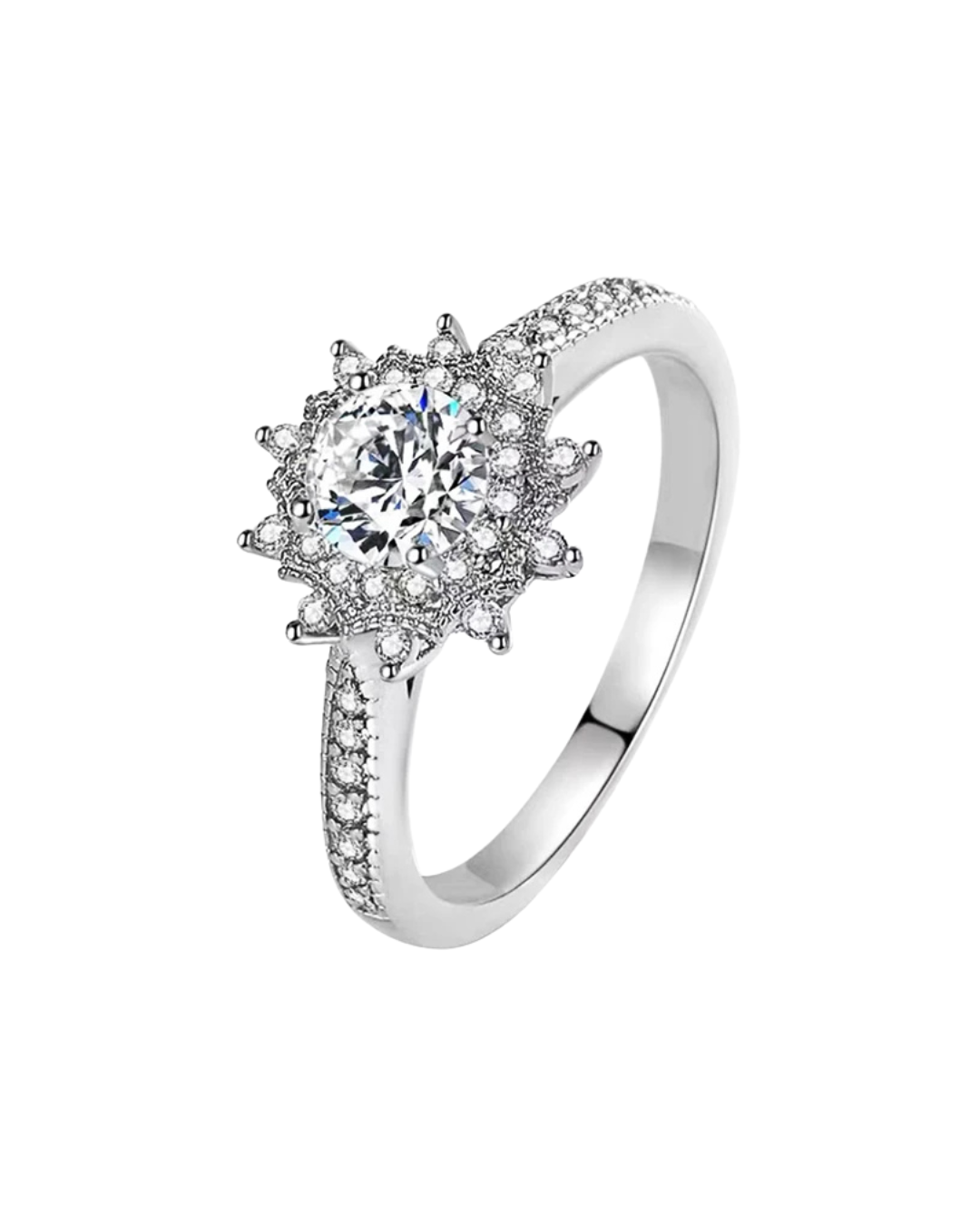 Elizabeth Taylor 5mm Moissanite Ring